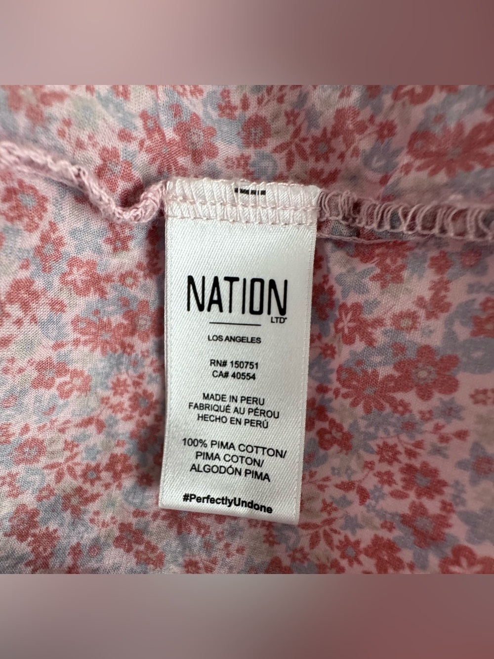 Nation LTD sequoia Pink Floral Tiered Midi Dress - Picture 9 of 10
